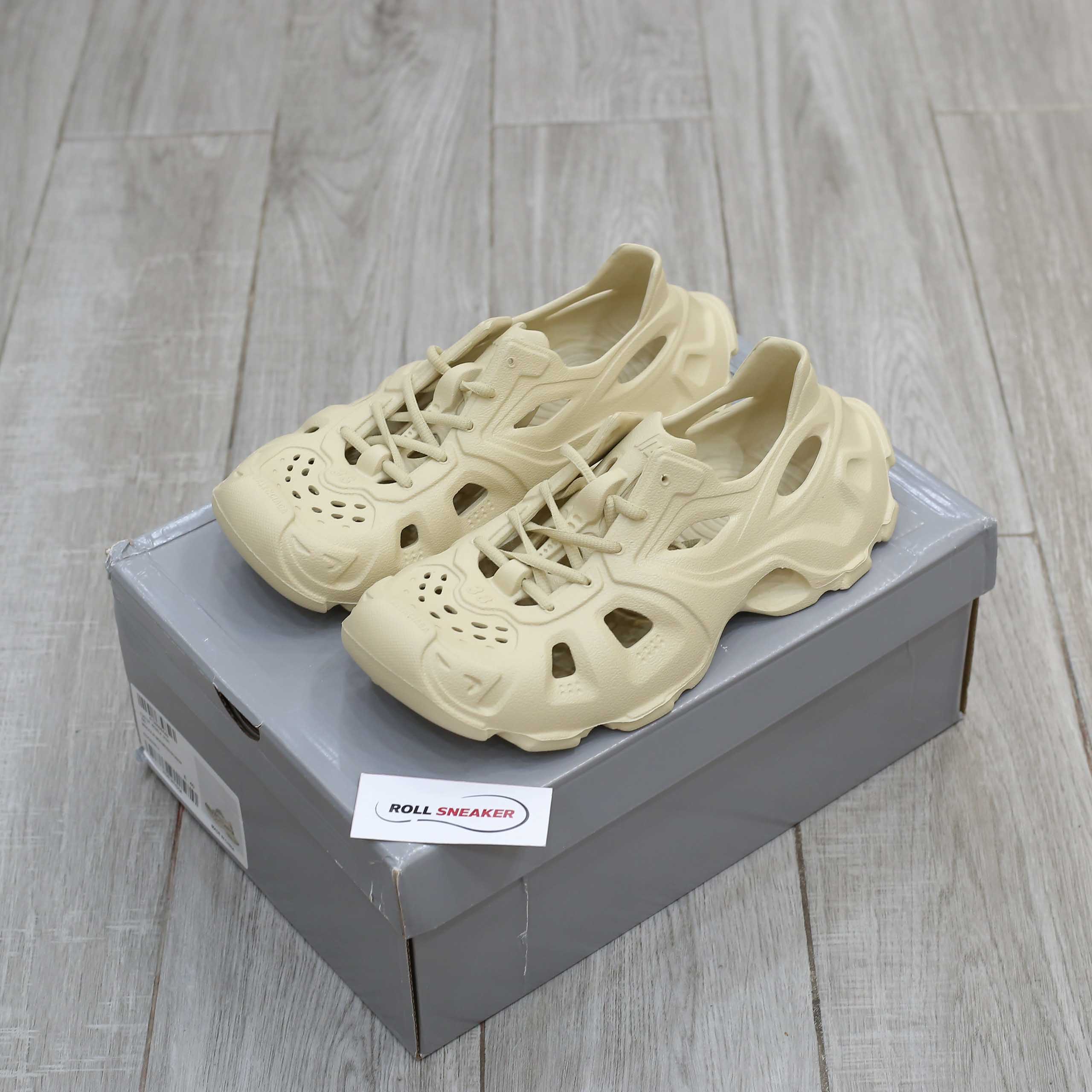 Giày Balenciaga HD Lace-up Trainers 'Nude' Like Auth