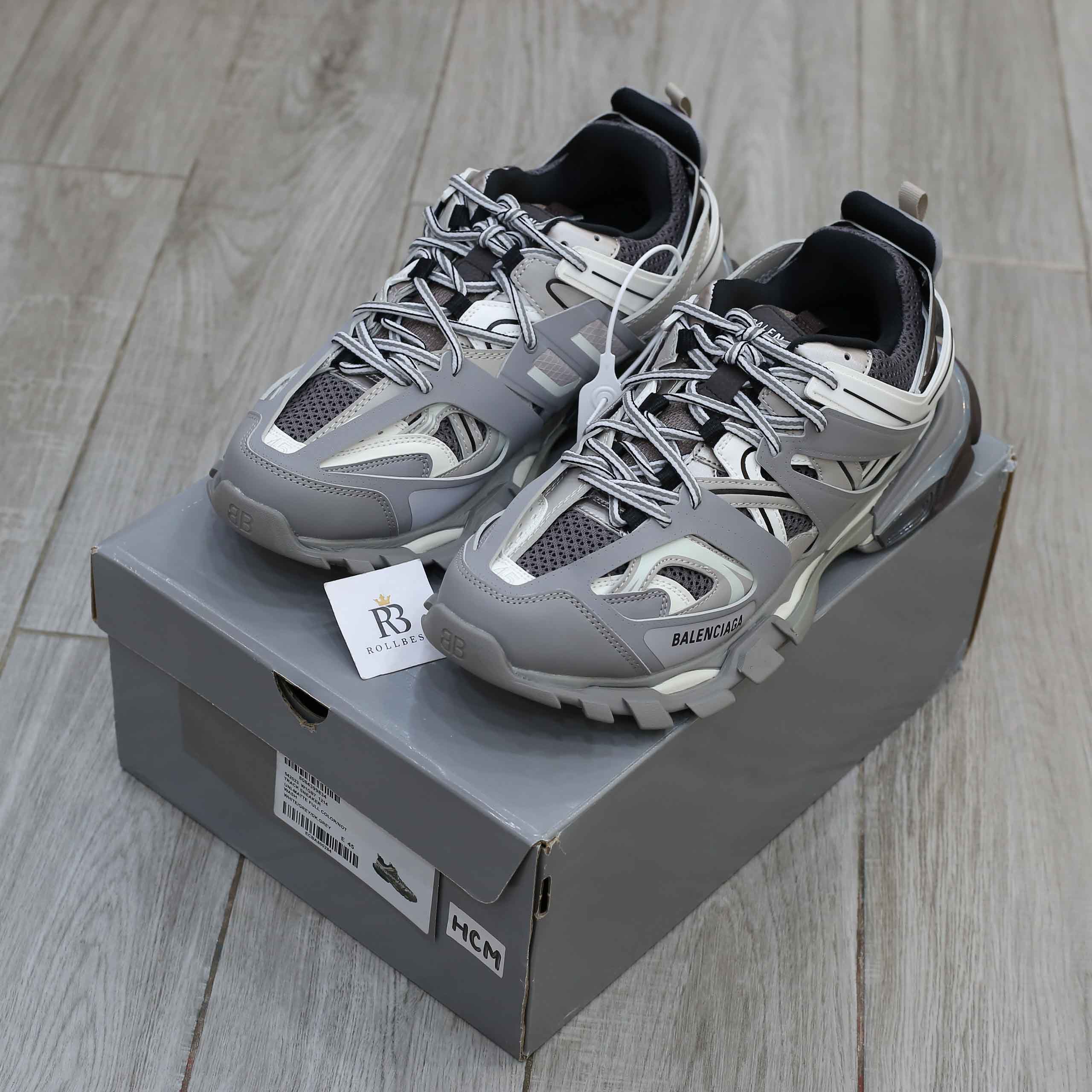 Giày Balenciaga Track Sneaker Grey White Best Quality