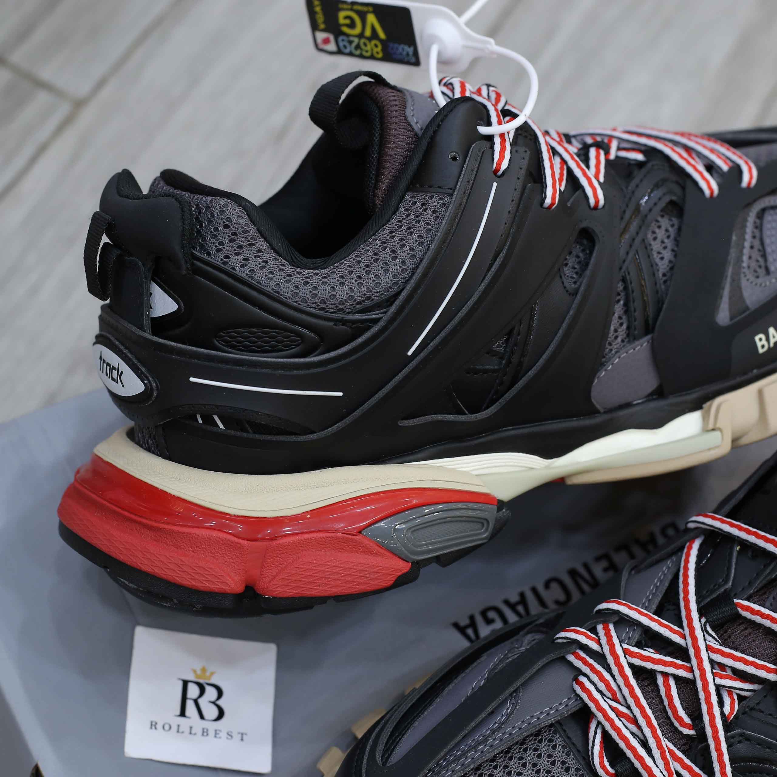 Giày Balenciaga Wmns Track Trainer Black Red Best Quality