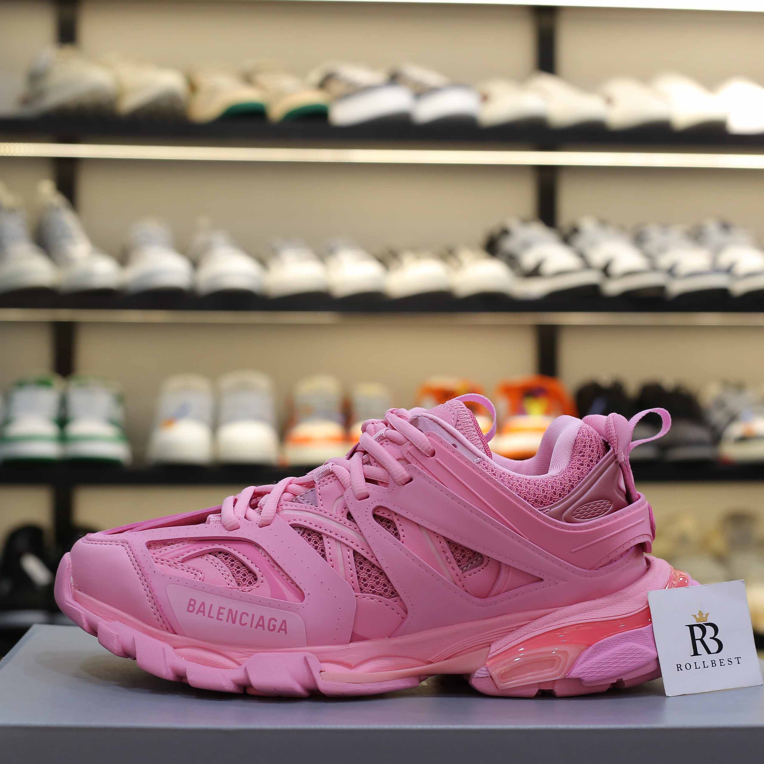 Giày Balenciaga Wmns Track Trainer Pink Best Quality