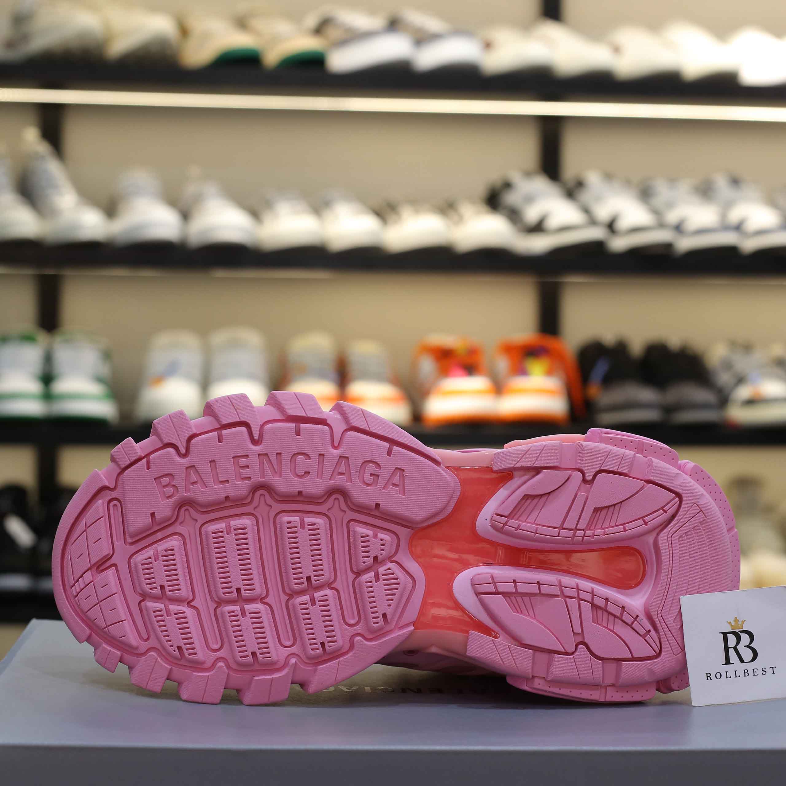 Giày Balenciaga Wmns Track Trainer Pink Best Quality