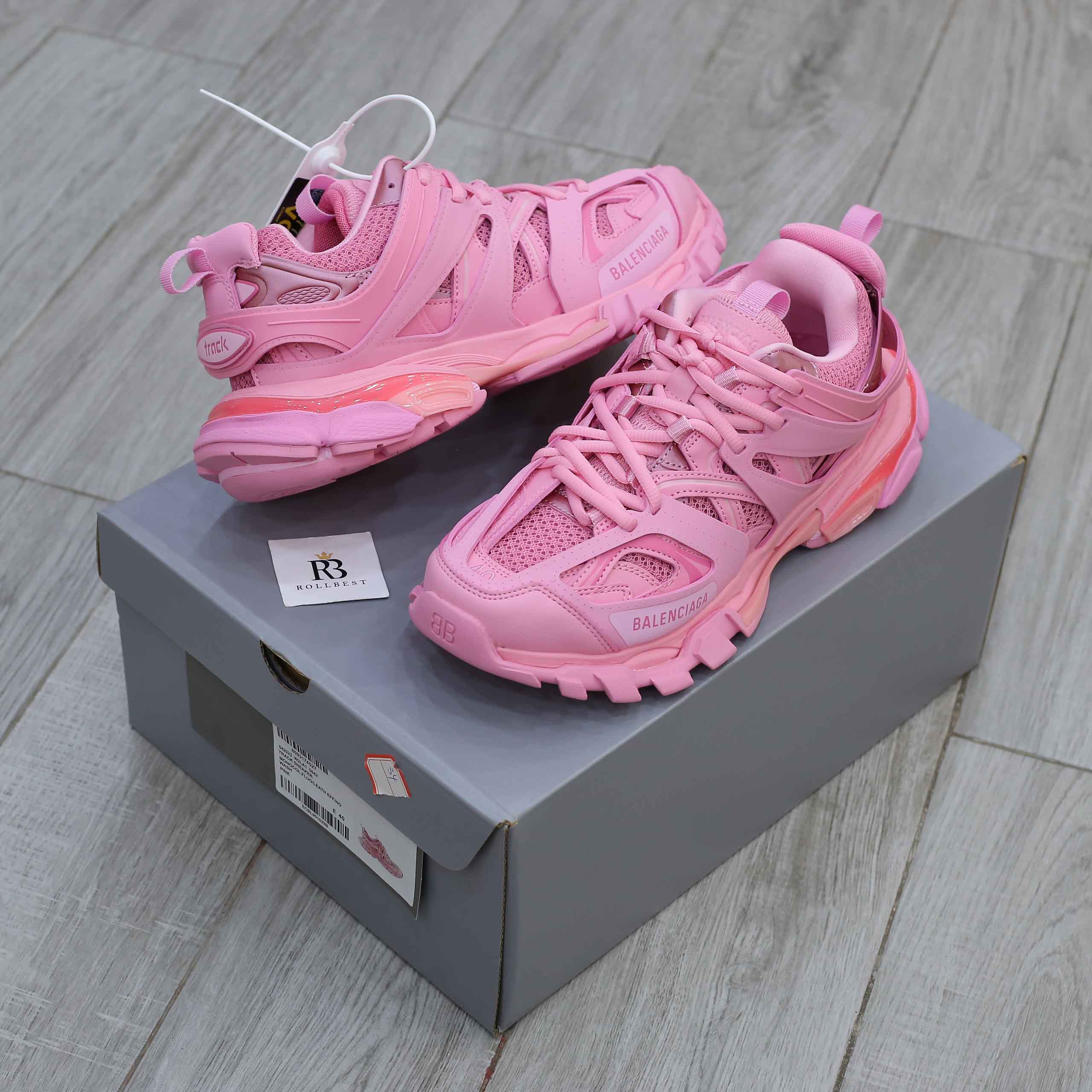 Giày Balenciaga Wmns Track Trainer Pink Best Quality