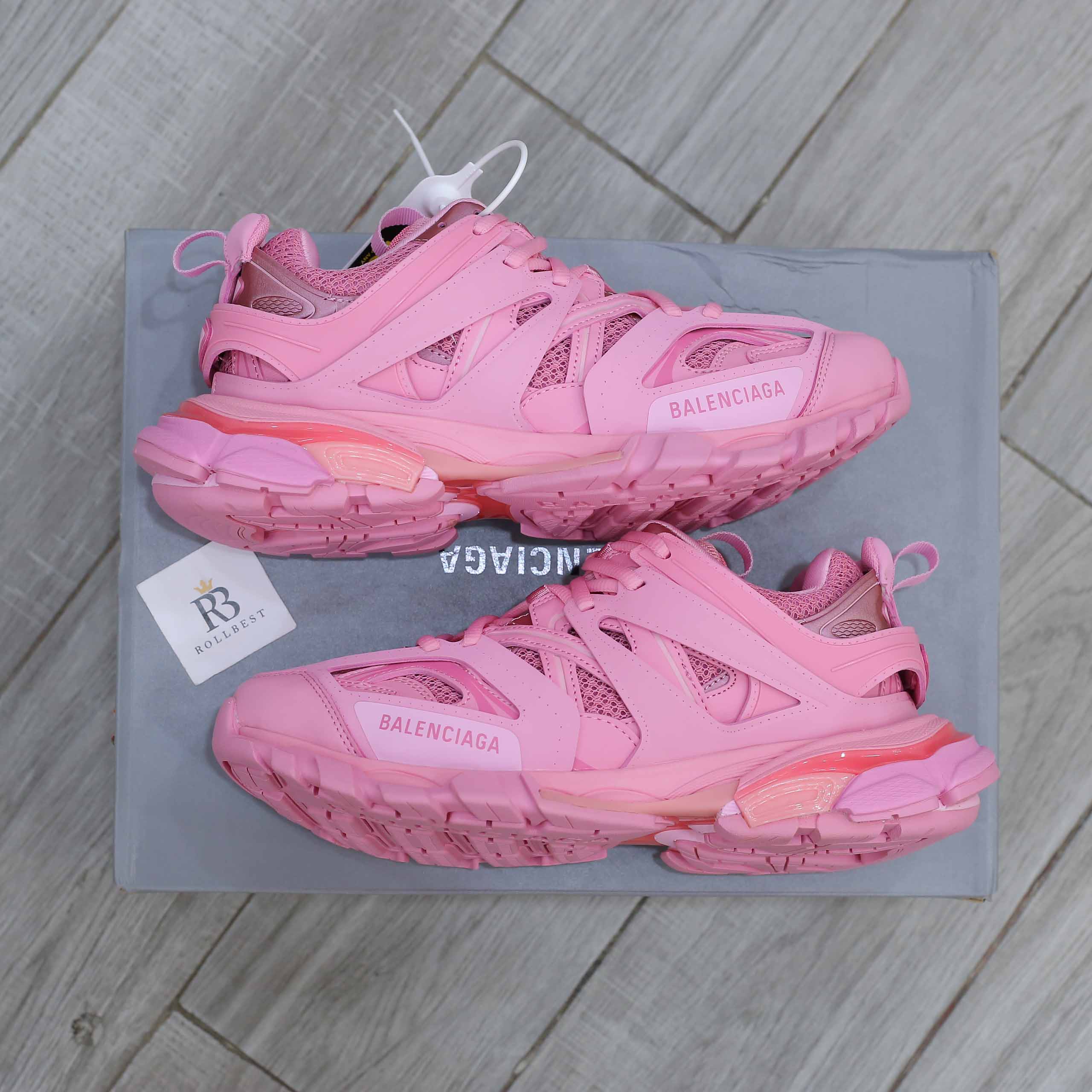 Giày Balenciaga Wmns Track Trainer Pink Best Quality