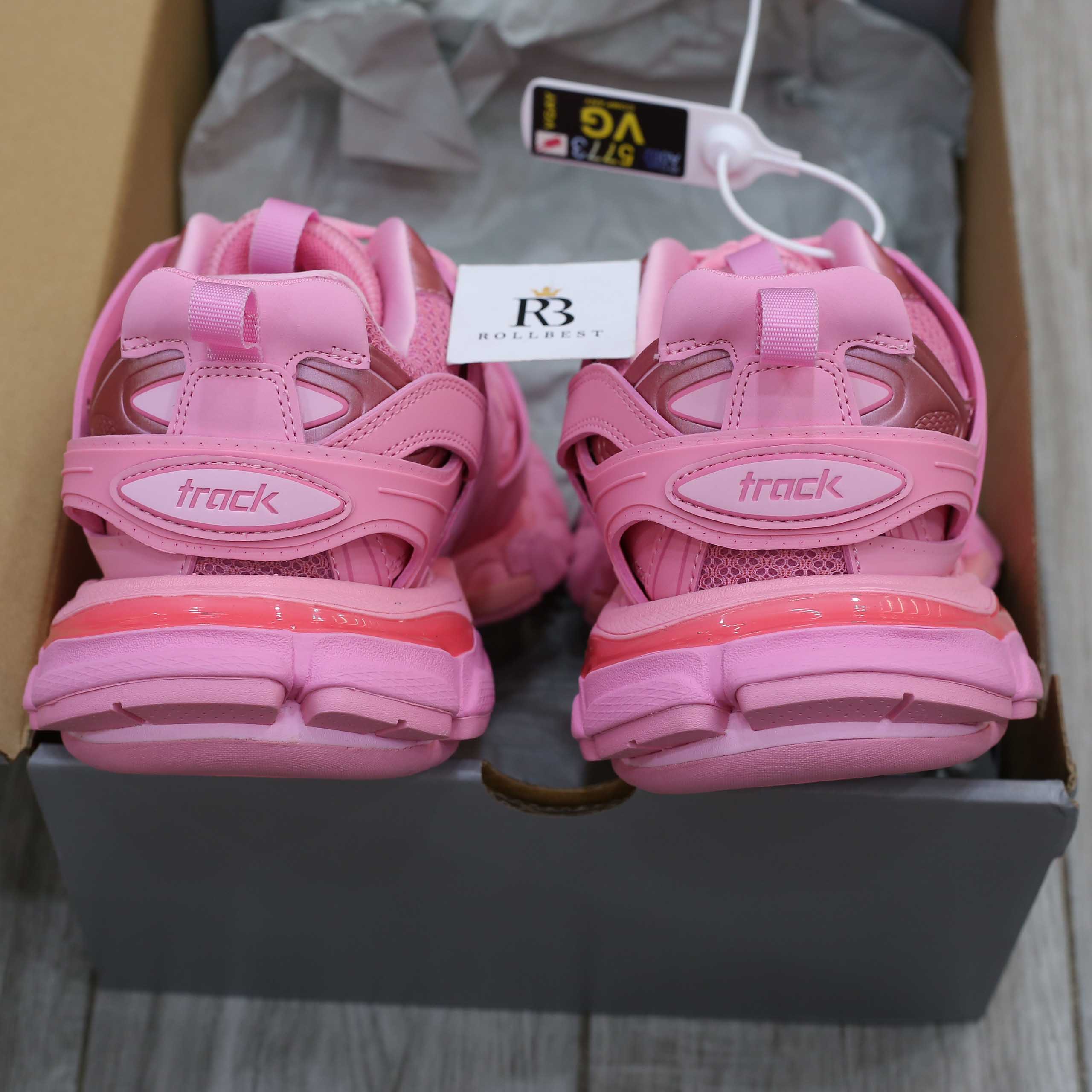 Giày Balenciaga Wmns Track Trainer Pink Best Quality