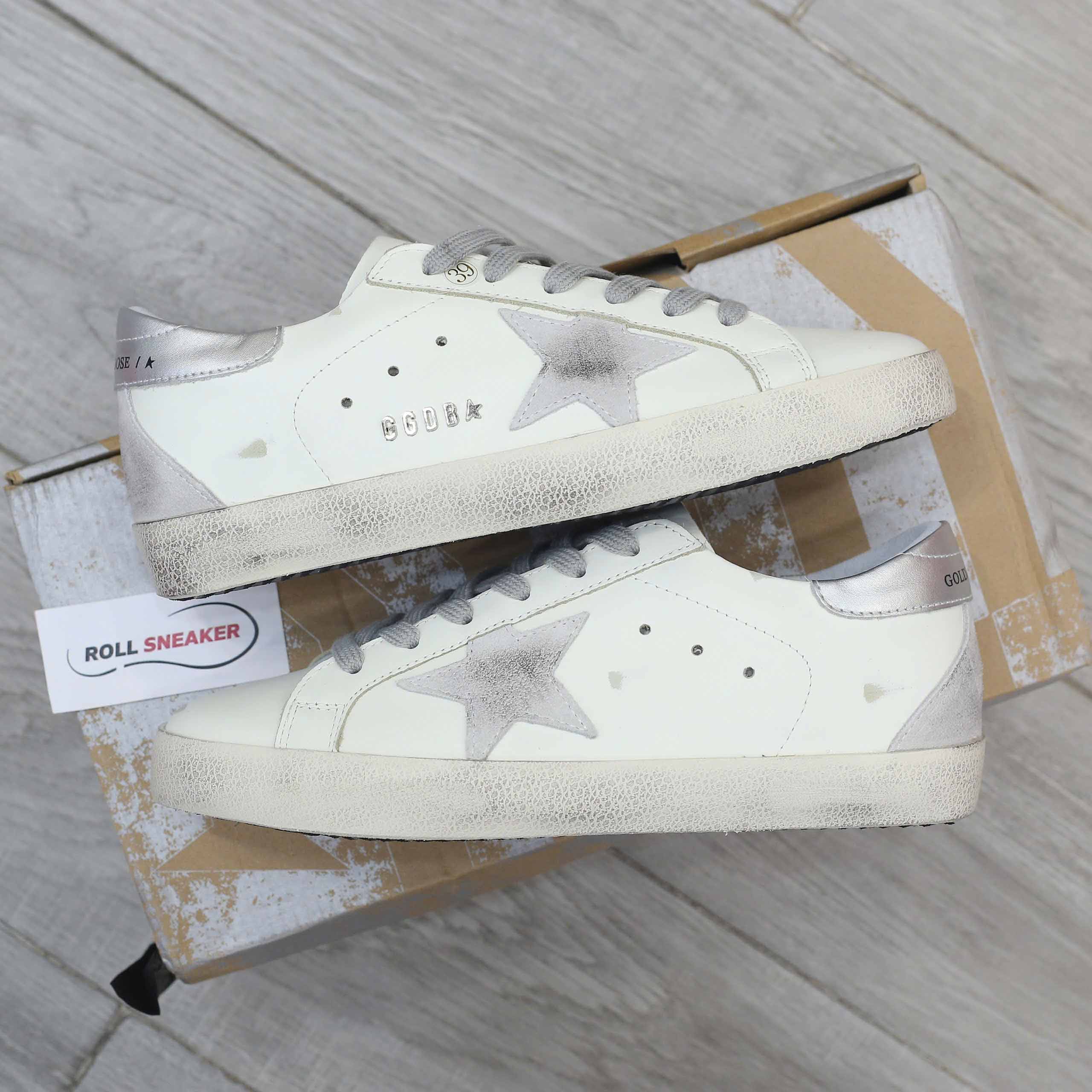 Giày Golden Goose 20mm Super-Star Suede & Shearling Mules Best Quality