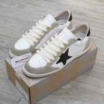 Giày Golden Goose Ball Star Taupe Grey