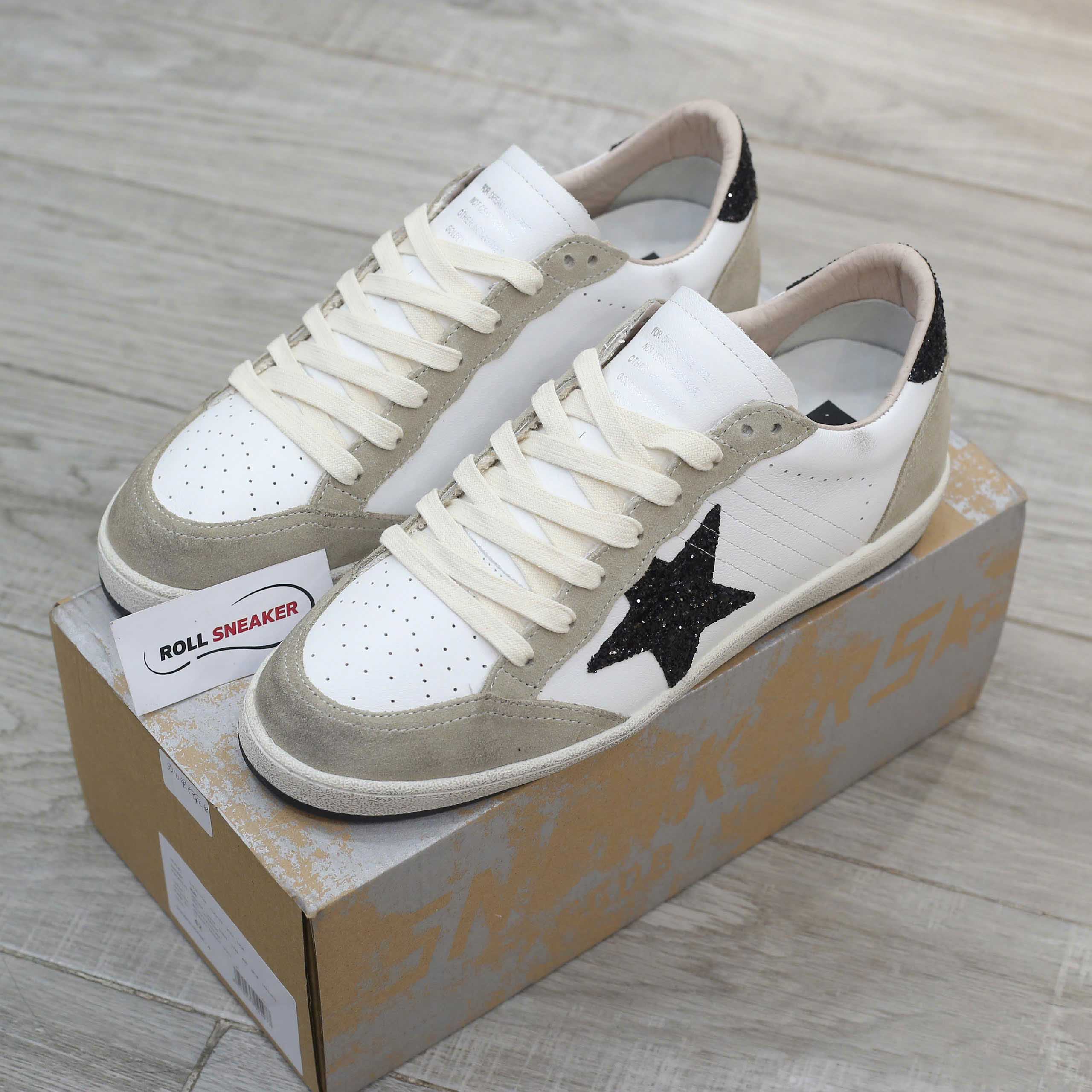 Giày Golden Goose Ball Star Taupe Grey
