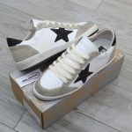 Giày Golden Goose Ball Star Taupe Grey