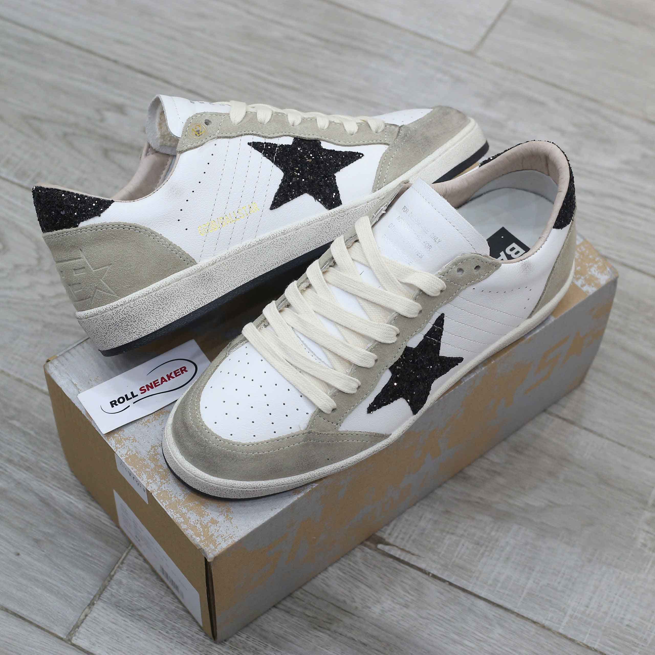 Giày Golden Goose Ball Star Taupe Grey