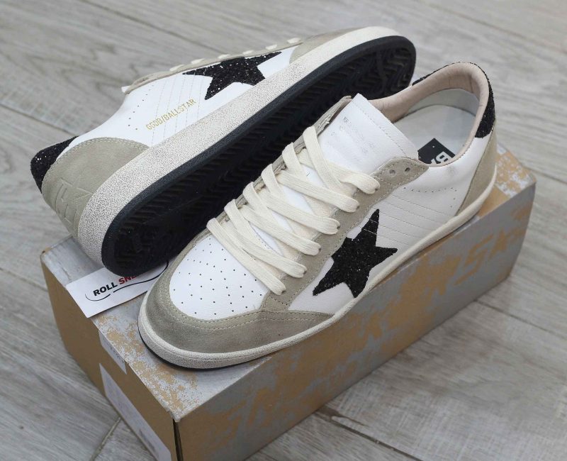 Giày Golden Goose Ball Star Taupe Grey