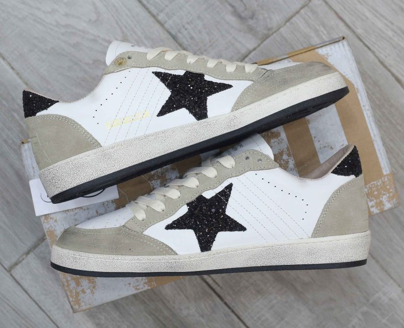 Giày Golden Goose Ball Star Taupe Grey