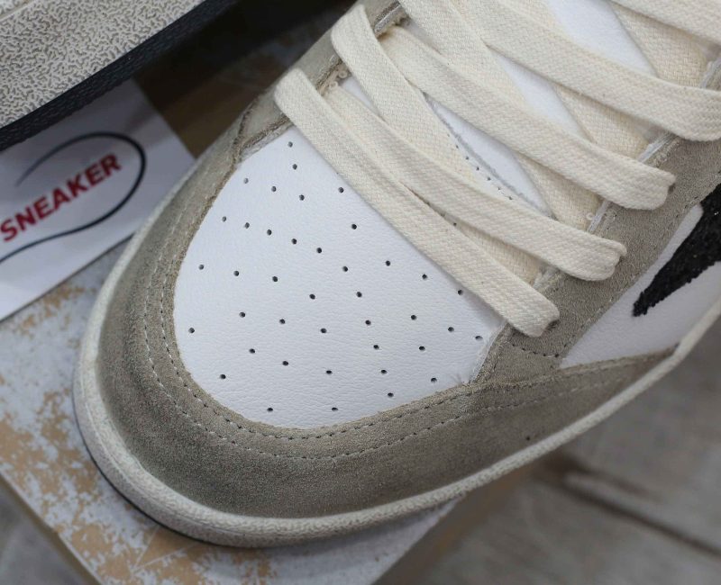 Giày Golden Goose Ball Star Taupe Grey