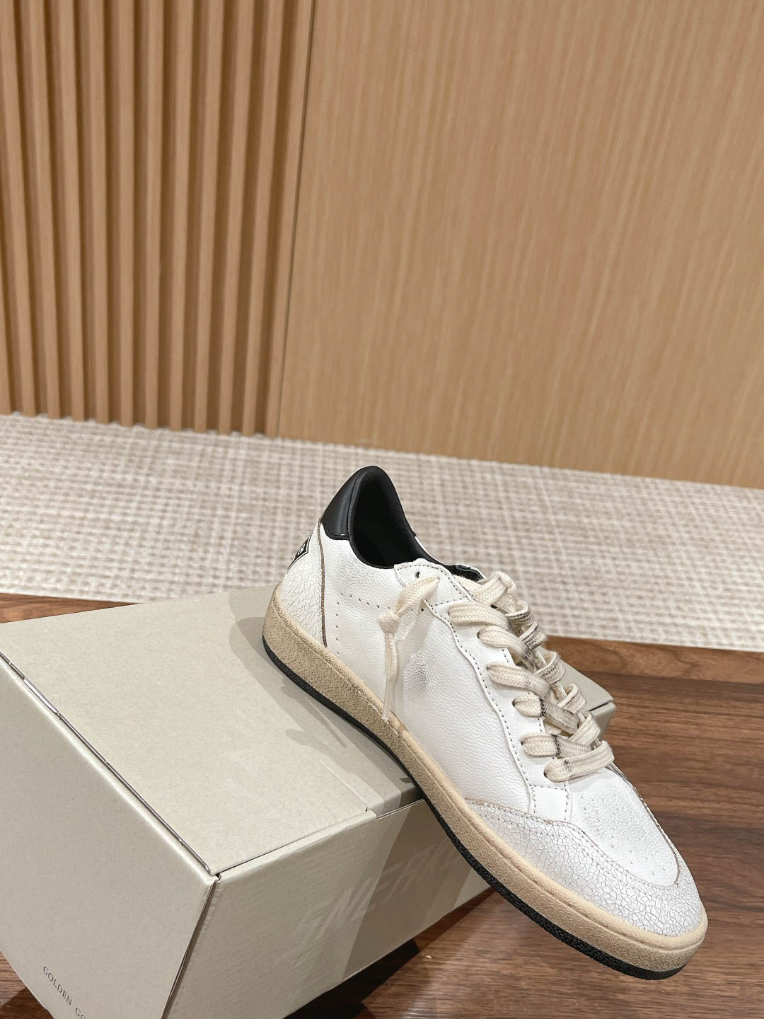 Giày Golden Goose Ball Star White Black Best Quality