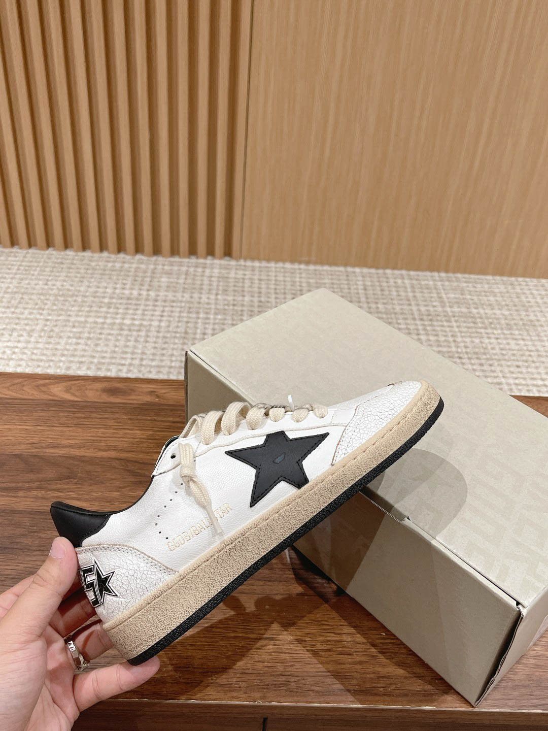 Giày Golden Goose Ball Star White Black Best Quality