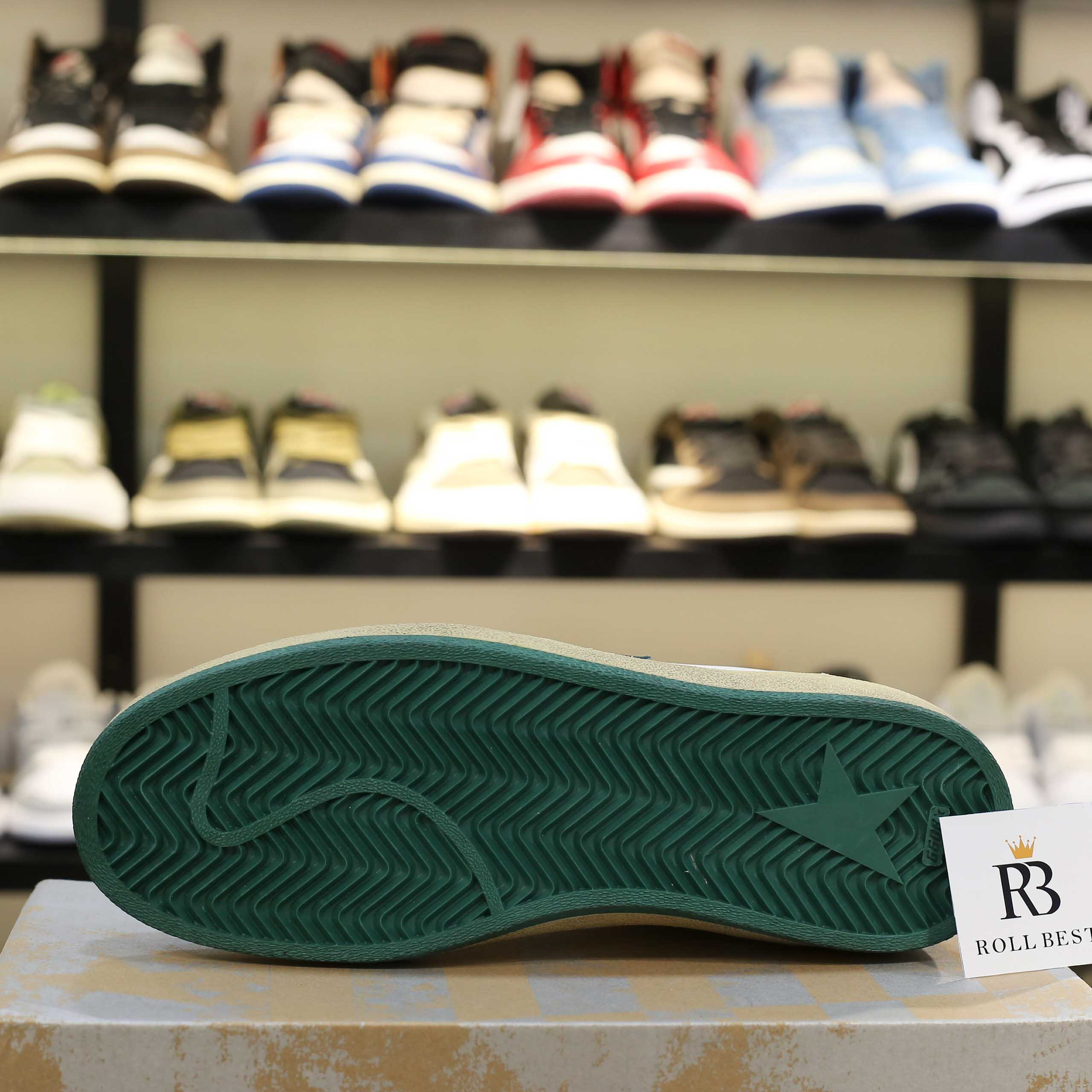 Giày Golden Goose Ball Star White Green Best Quality