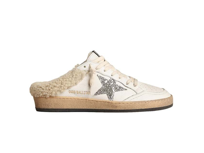 Giày Golden Goose baskets Ball Star Sabot White Beige Best Quality