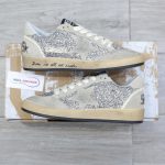 Giày Golden Goose Glitter Ball Star Sneakers Silver Best Quality