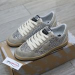 Giày Golden Goose Glitter Ball Star Sneakers Silver Best Quality