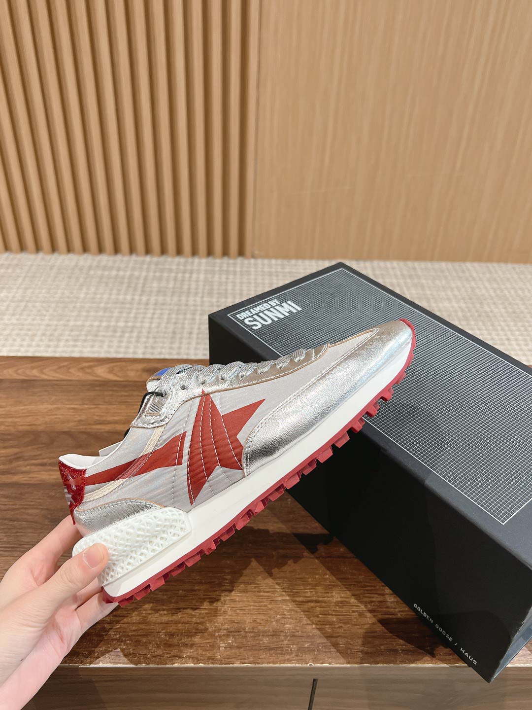 Giày Golden Goose HAUS of Dreamers Silver Best Quality