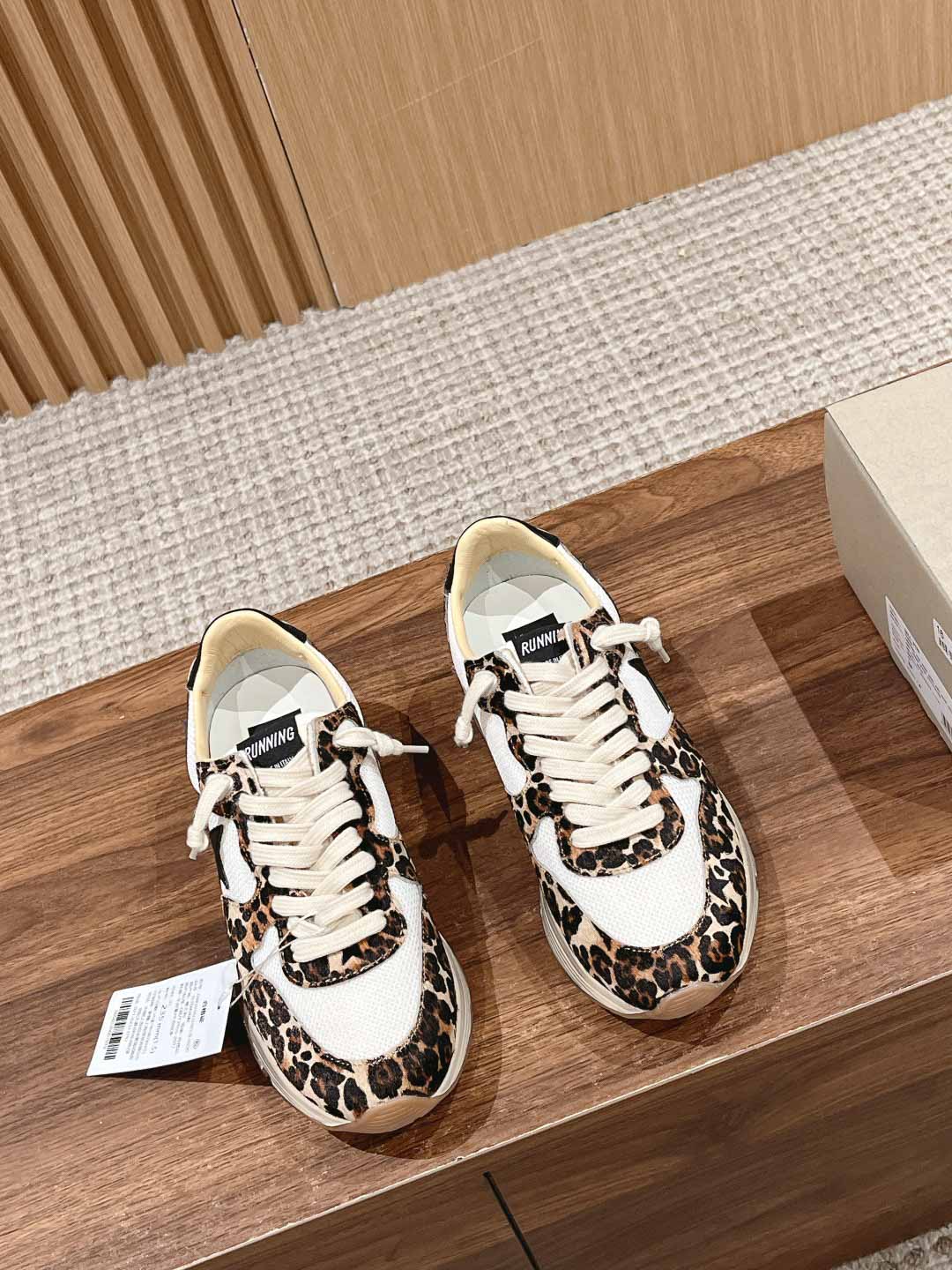 Giày Golden Goose Leopard Print Running Sole Best Quality