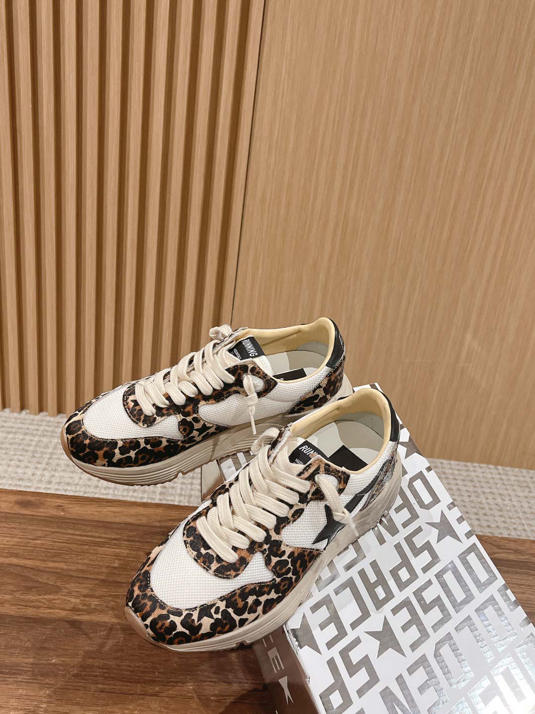 Giày Golden Goose Leopard Print Running Sole Best Quality
