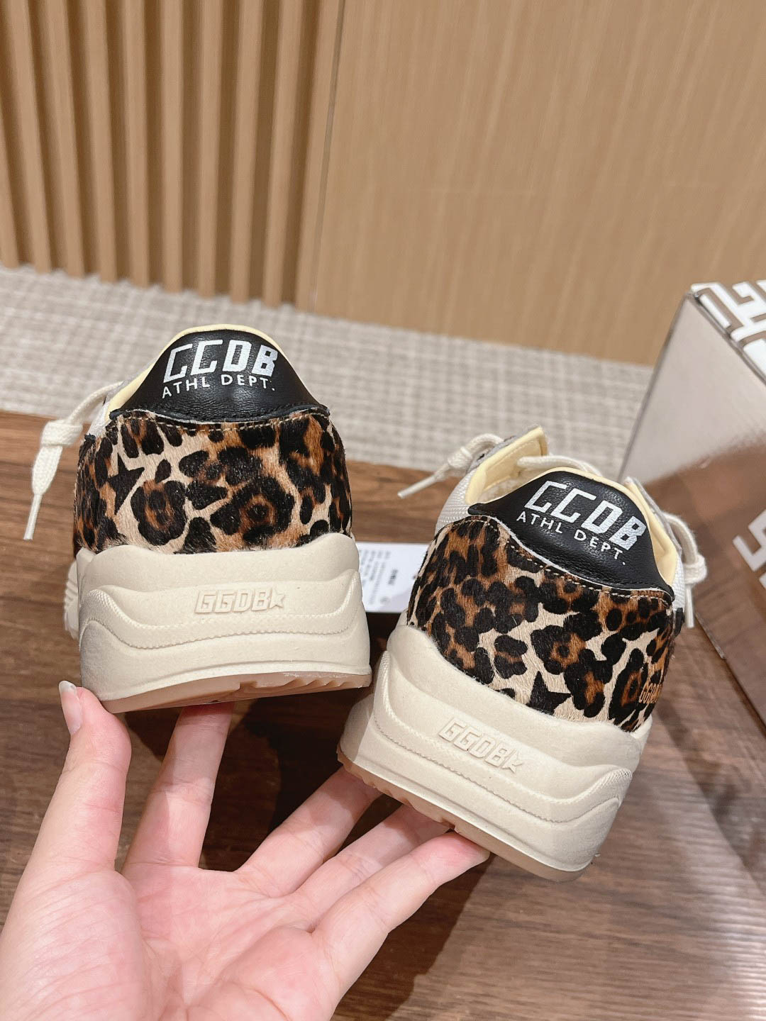 Giày Golden Goose Leopard Print Running Sole Best Quality