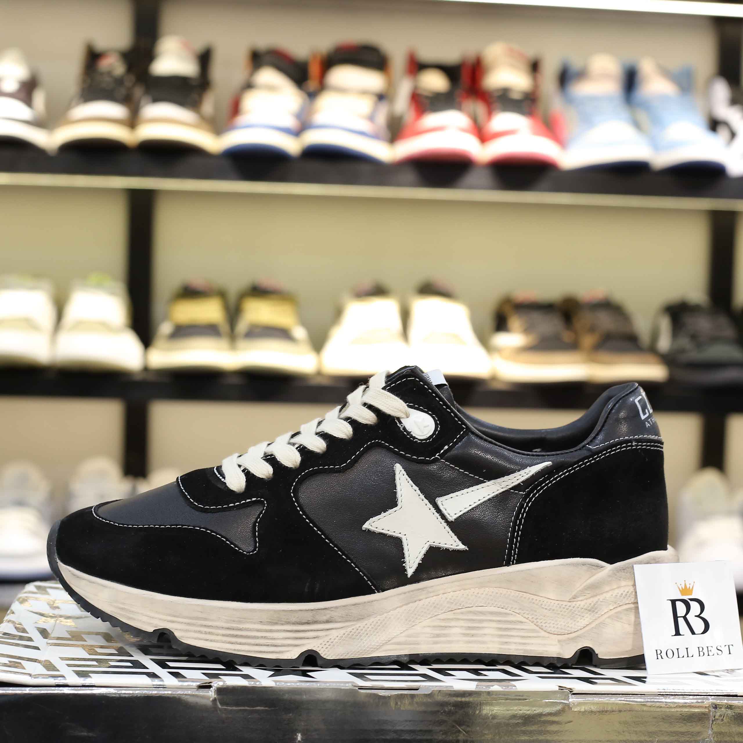 Giày Golden Goose Men’s Running Sole Black Best Quality