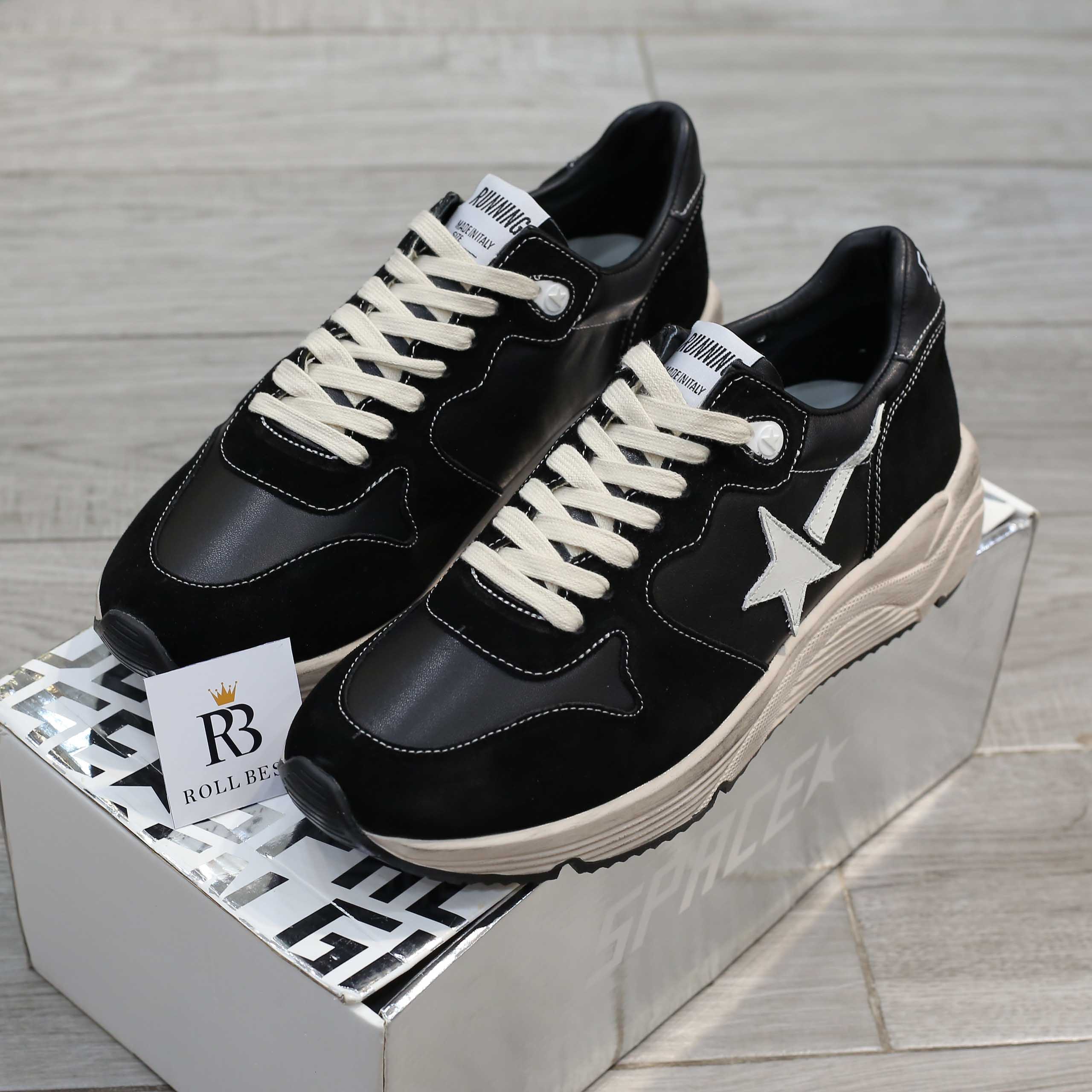Giày Golden Goose Men’s Running Sole Black Best Quality