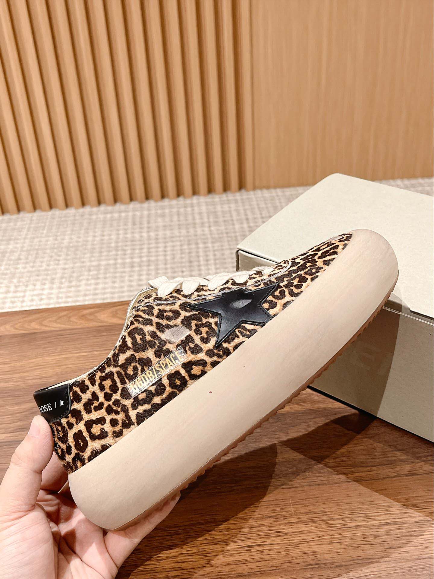 Giày Golden Goose Men's Space-star Beige Best Quality