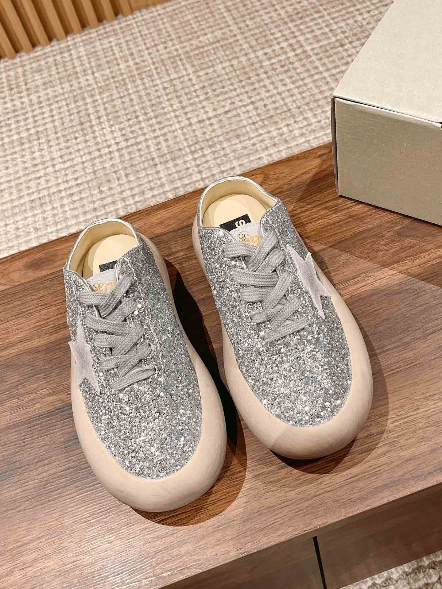 Giày Golden Goose Shearling Space Star Sabot Best Quality