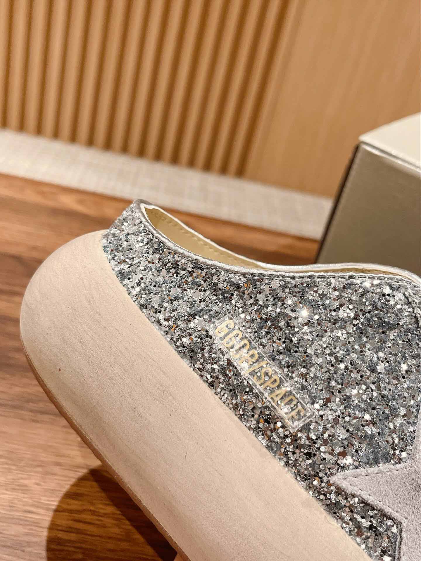 Giày Golden Goose Shearling Space Star Sabot Best Quality