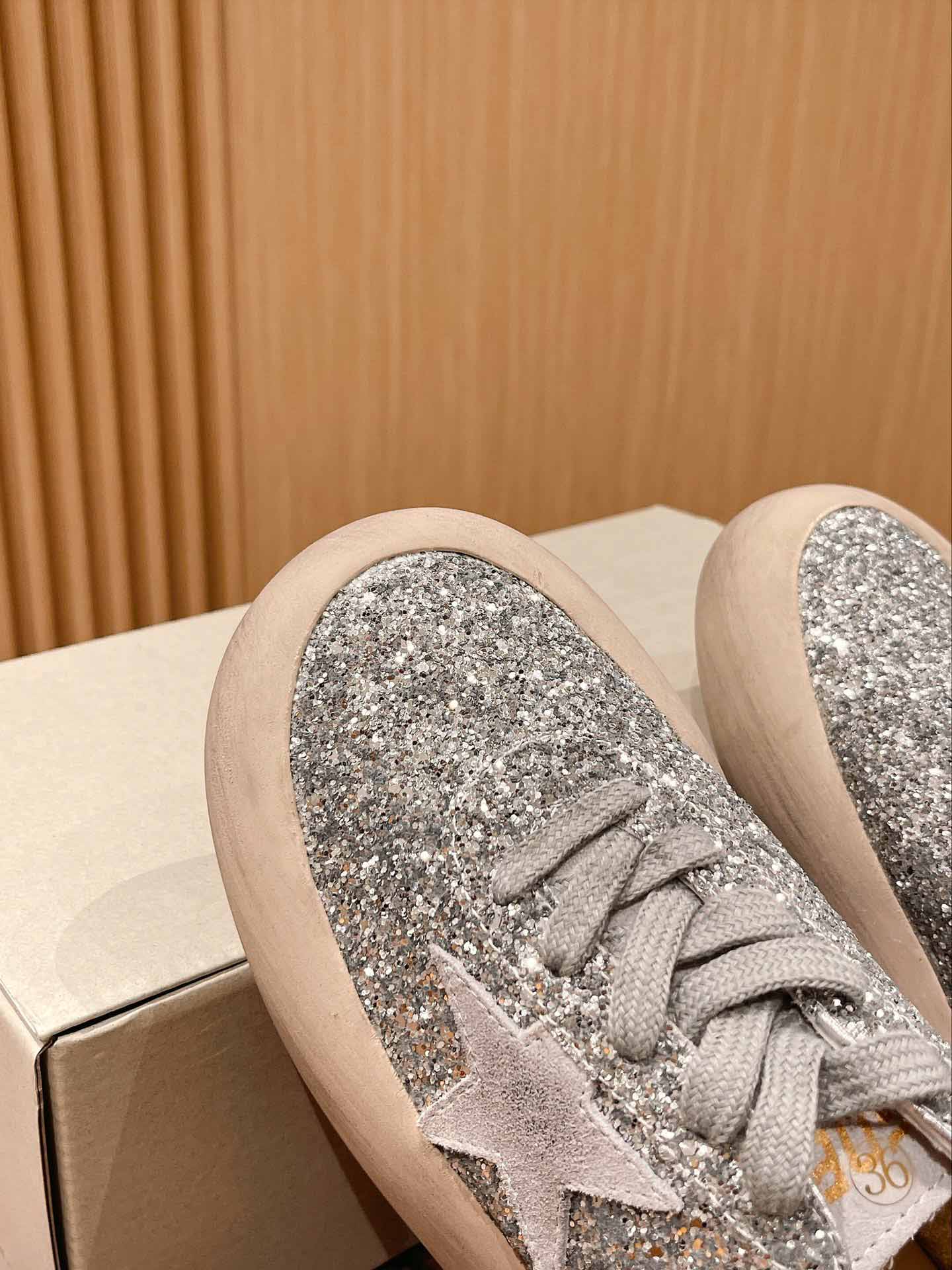 Giày Golden Goose Shearling Space Star Sabot Best Quality