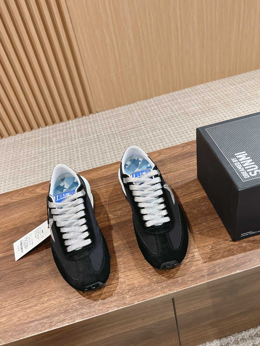 Giày Golden Goose Silver Star Black Best Quality