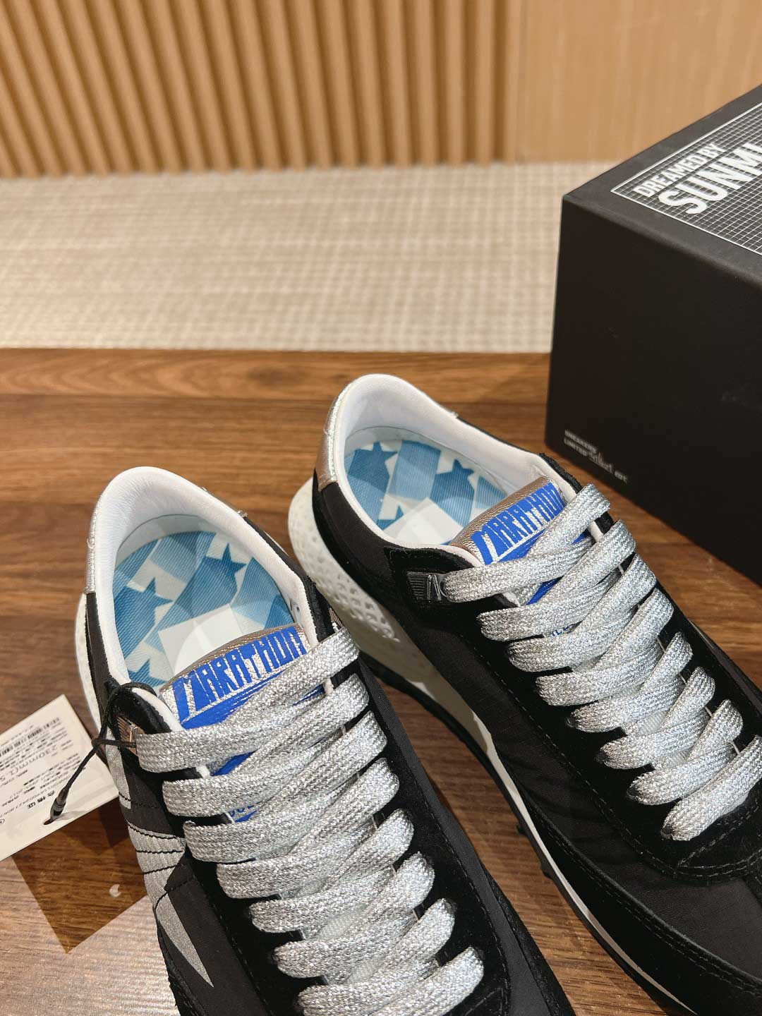 Giày Golden Goose Silver Star Black Best Quality