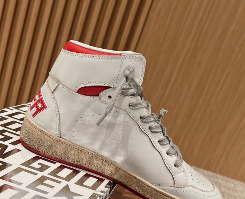 Giày Golden Goose Sky Star High ‘White Red’ Best Quality