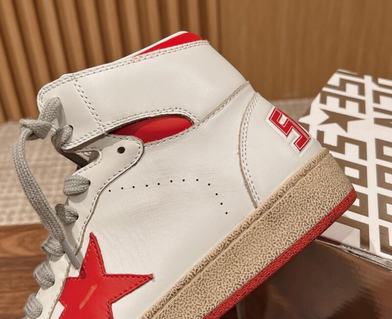 Giày Golden Goose Sky Star High ‘White Red’ Best Quality