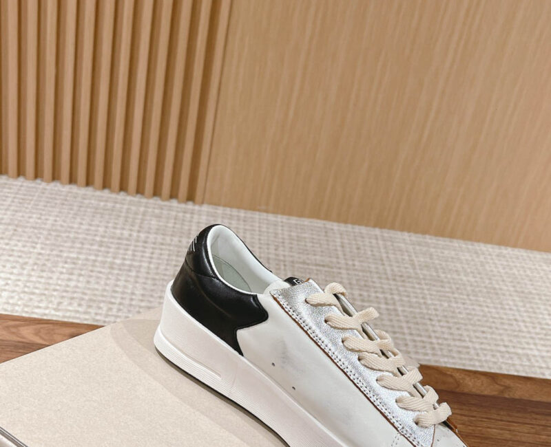 Giày Golden Goose Stardan Silver Black Best Quality