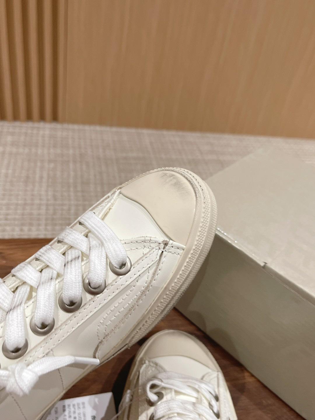 Giày Golden Goose V Star 2 Leather Laminated Star Gold Best Quality