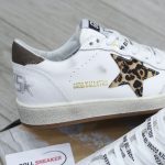 Giày Golden Goose Wmns Ball Star 'White Leopard' Best Quality