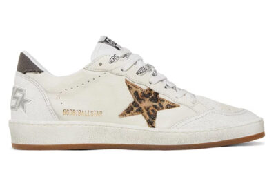 Giày Golden Goose Wmns Ball Star ‘White Leopard’ Best Quality