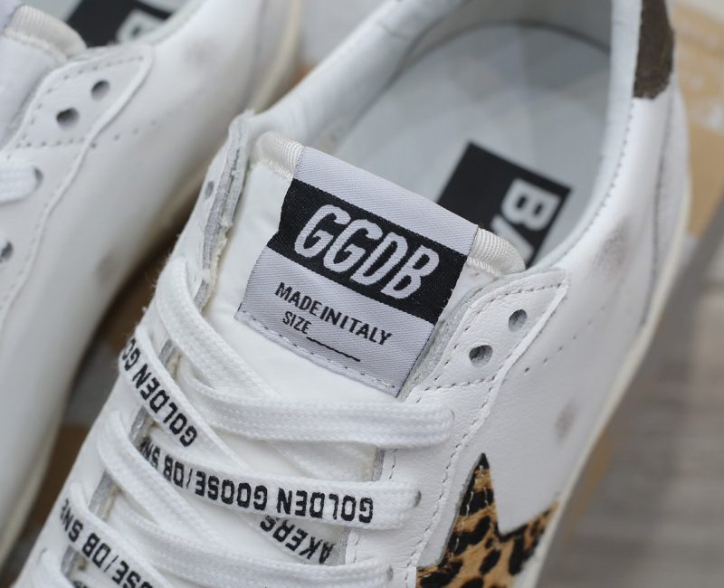 Giày Golden Goose Wmns Ball Star 'White Leopard' Best Quality