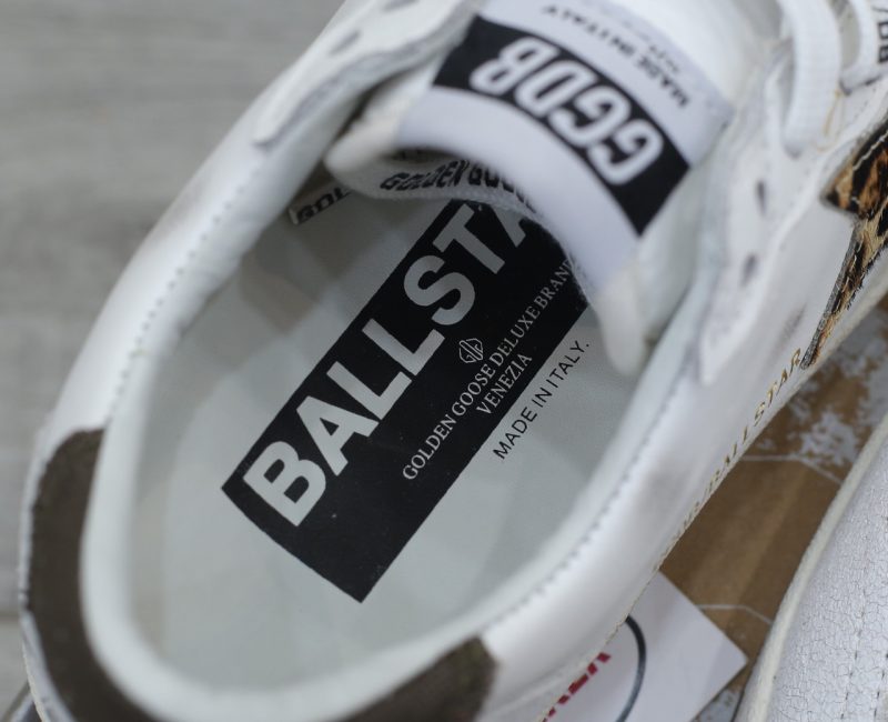 Giày Golden Goose Wmns Ball Star 'White Leopard' Best Quality