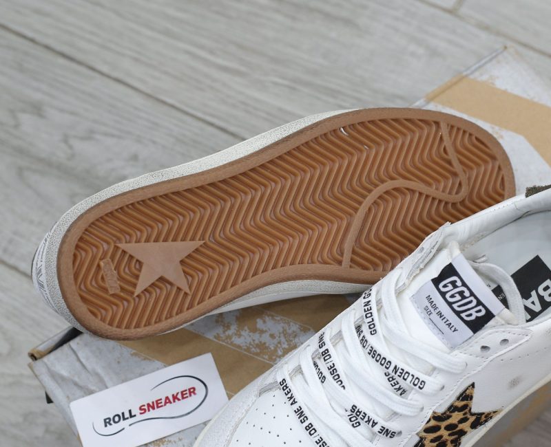 Giày Golden Goose Wmns Ball Star 'White Leopard' Best Quality