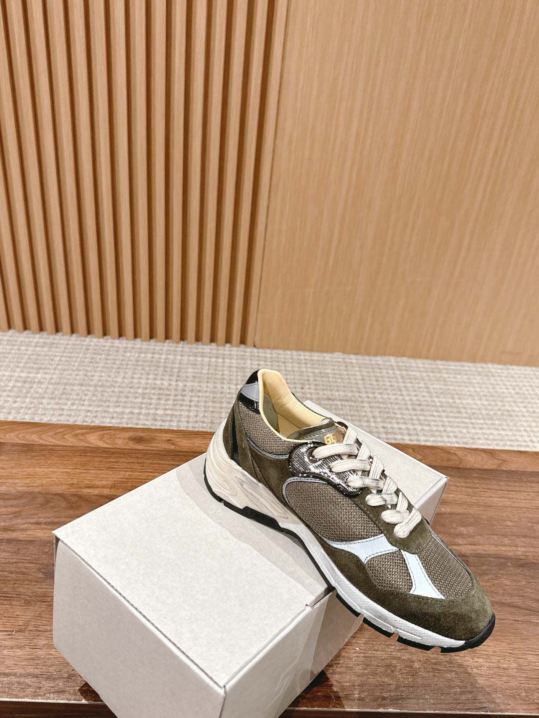 Giày Golden Goose Women Running Dad Green Best Quality