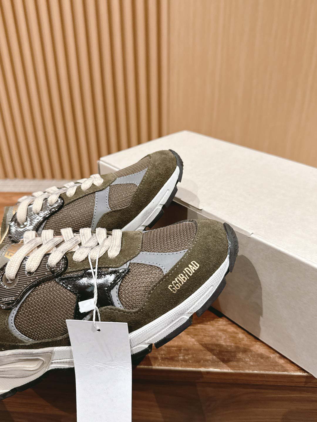 Giày Golden Goose Women Running Dad Green Best Quality