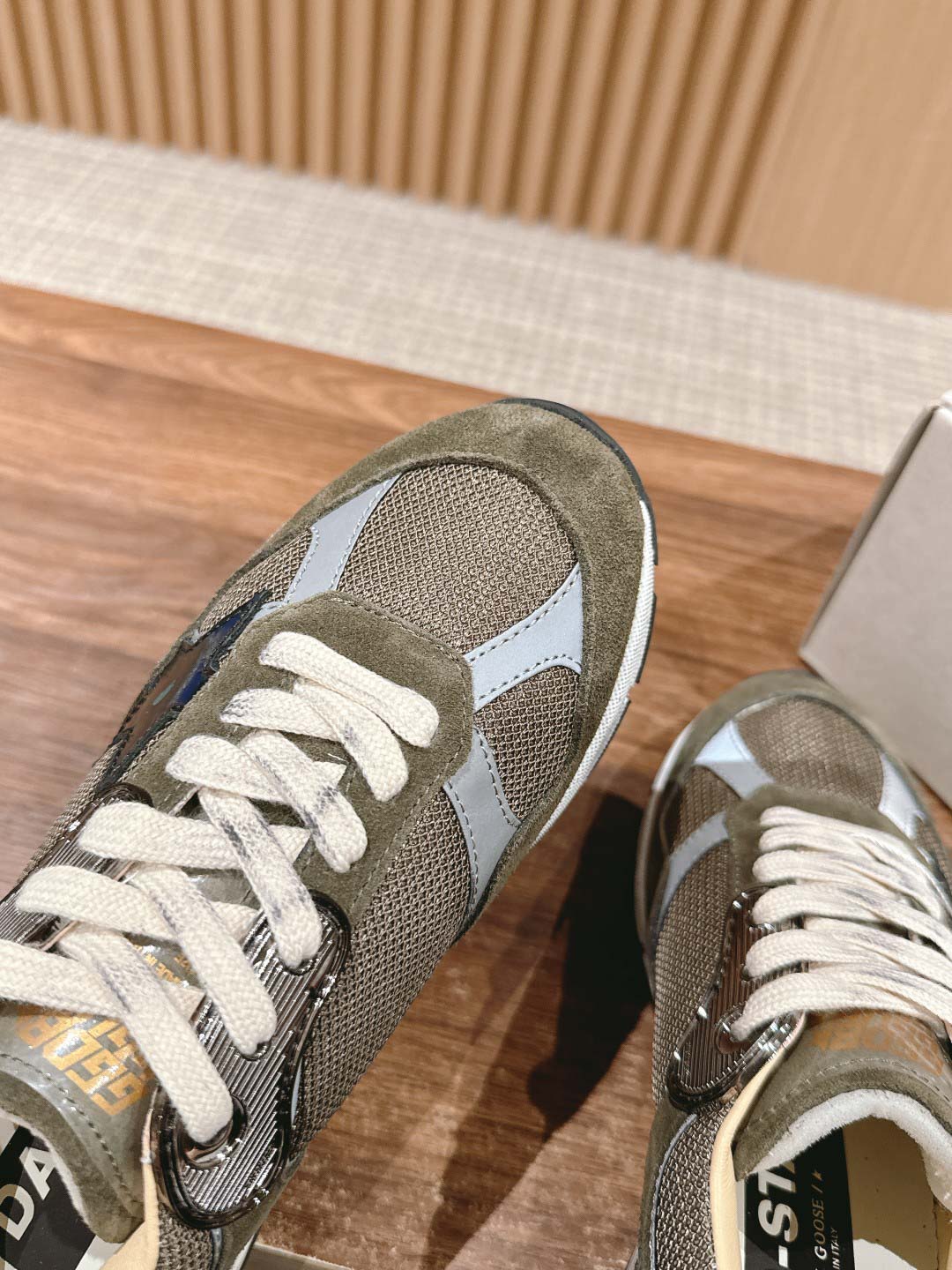 Giày Golden Goose Women Running Dad Green Best Quality