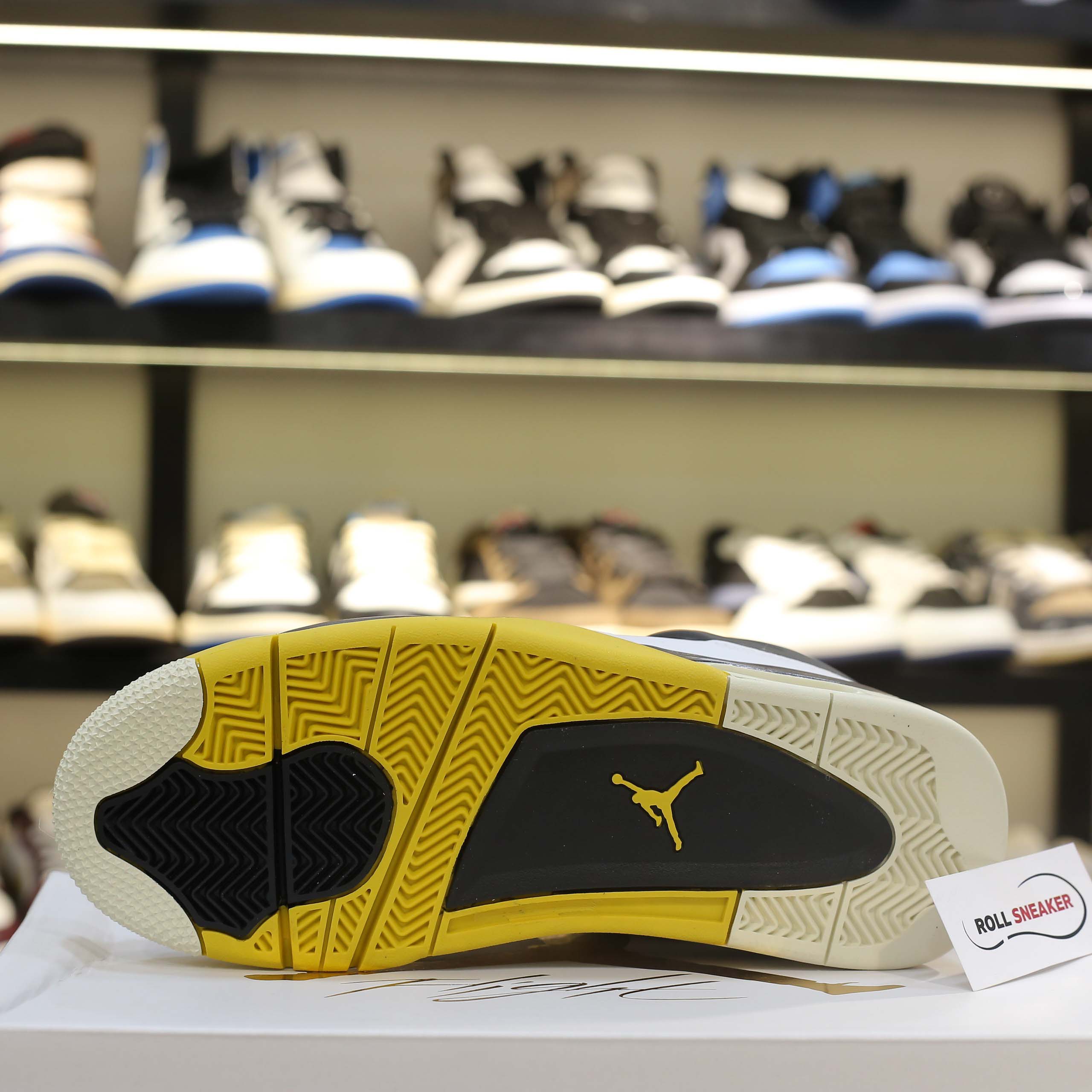 Giày Jordan 4 Retro Vivid Sulfur Like Auth
