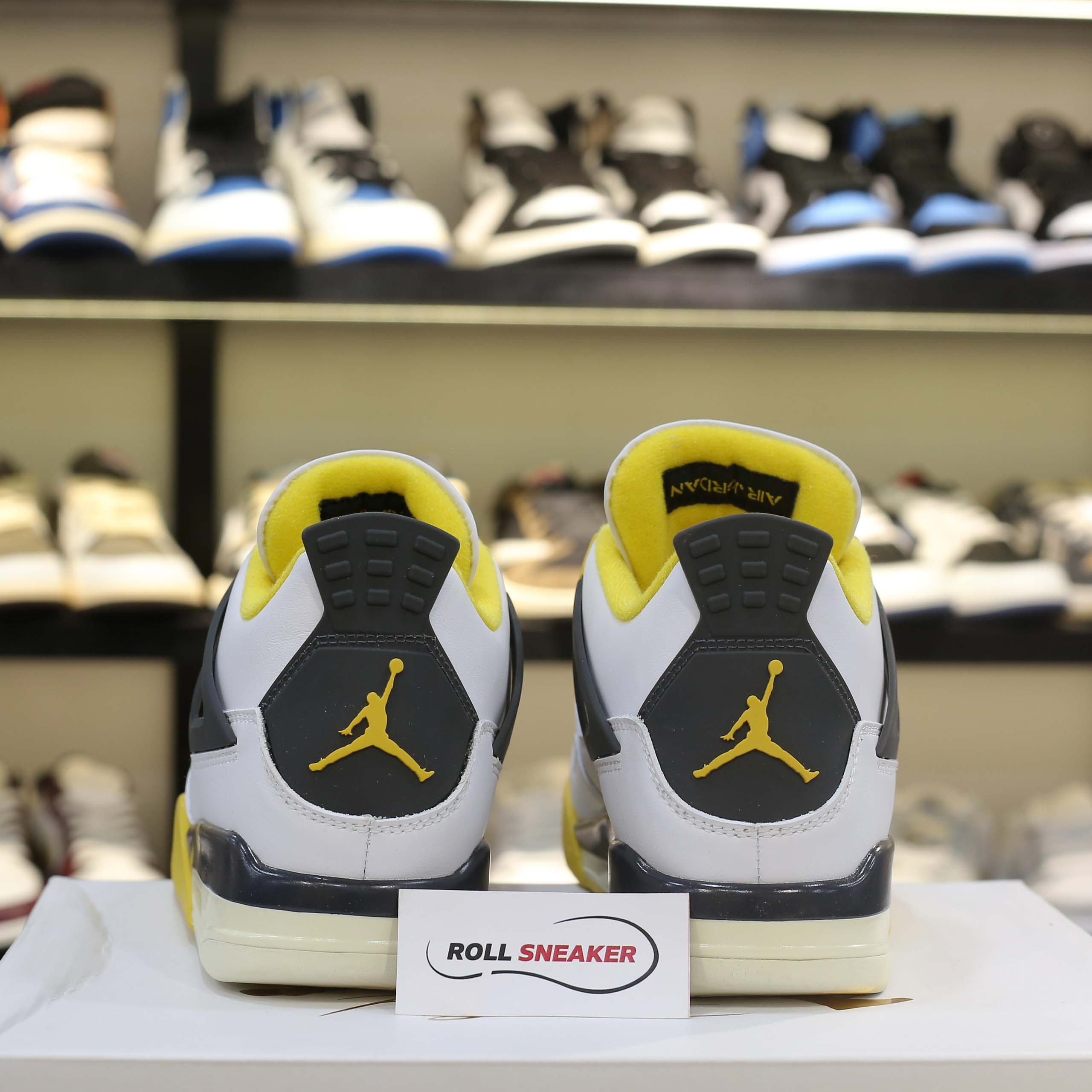 Giày Jordan 4 Retro Vivid Sulfur Like Auth