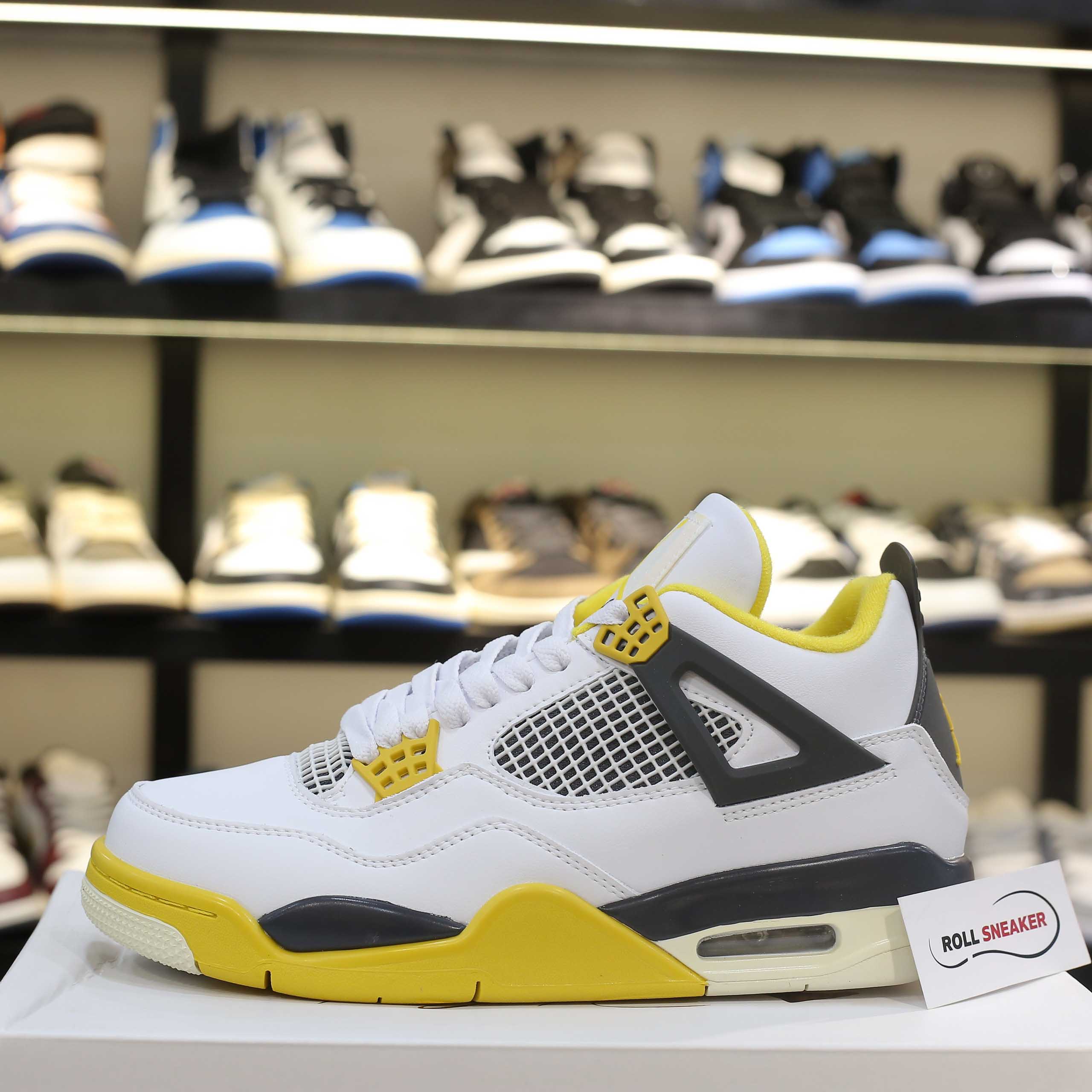 Giày Jordan 4 Retro Vivid Sulfur Like Auth
