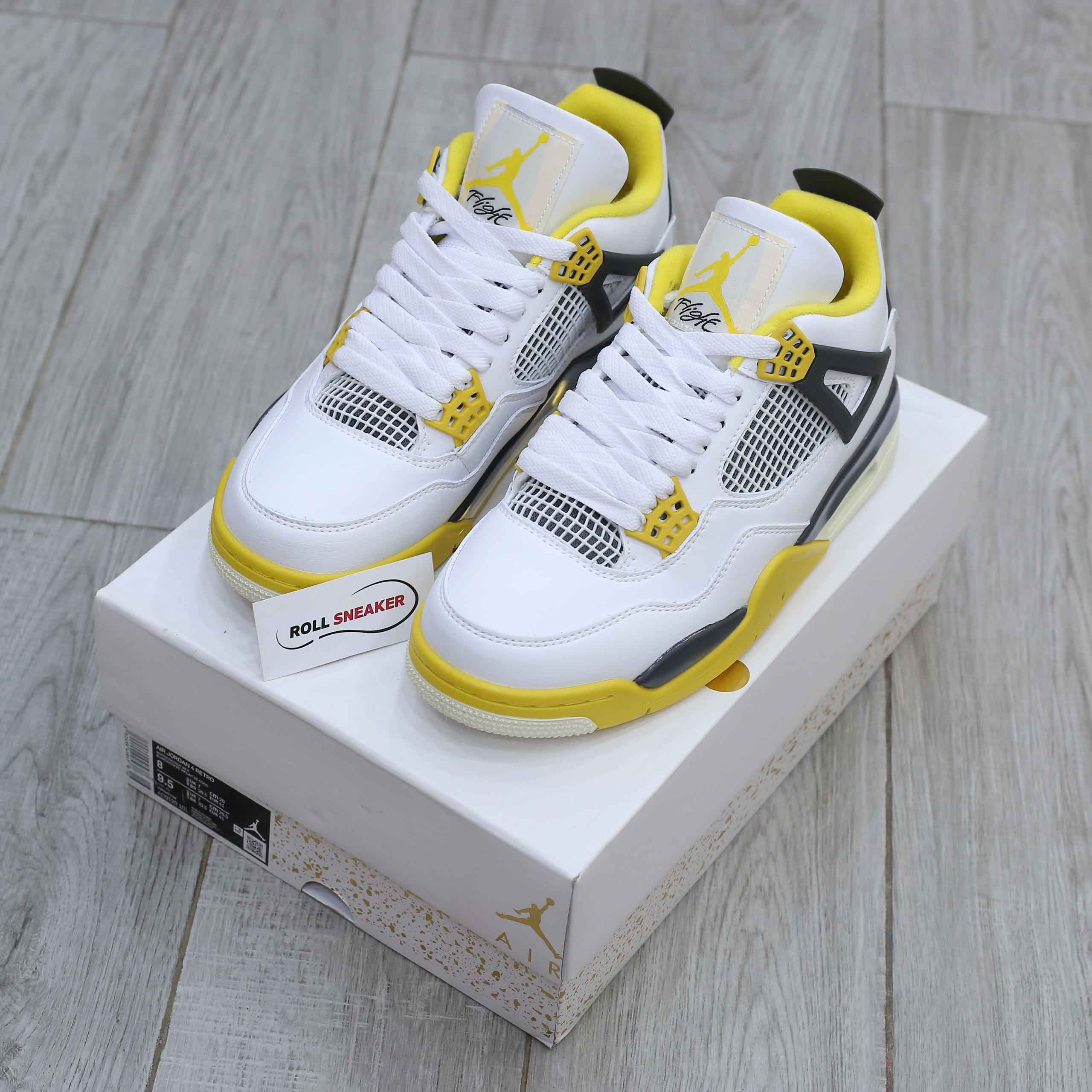 Giày Jordan 4 Retro Vivid Sulfur Like Auth